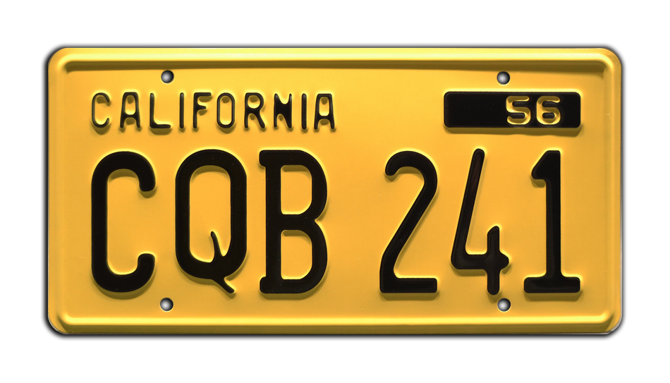 Stephen King's Christine CQB 241 License Plate