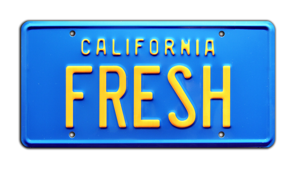 The Fresh Prince of Bel-Air FRESH License Plate
