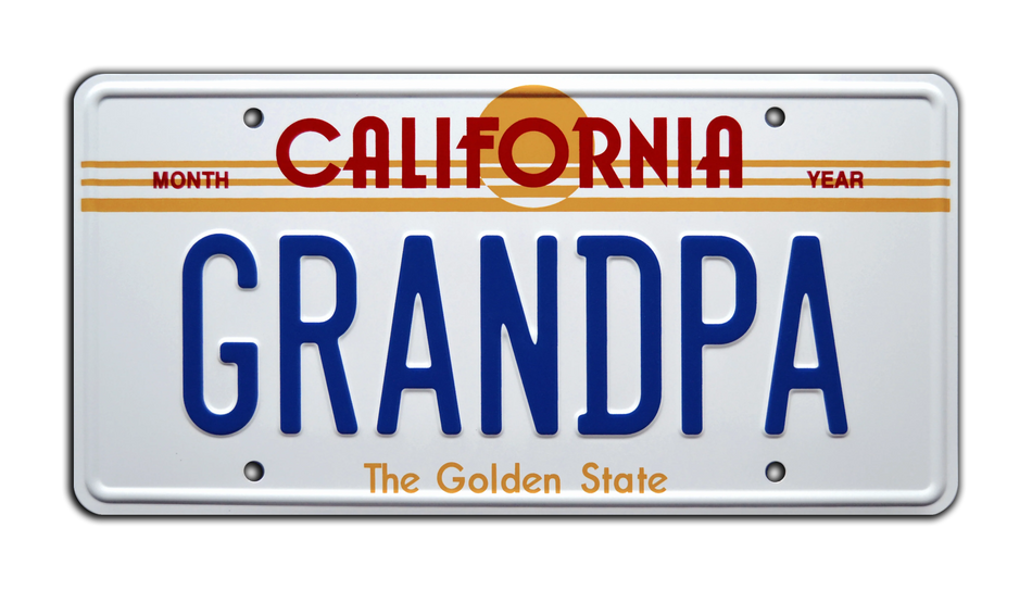 License To Drive GRANDPA License Plate