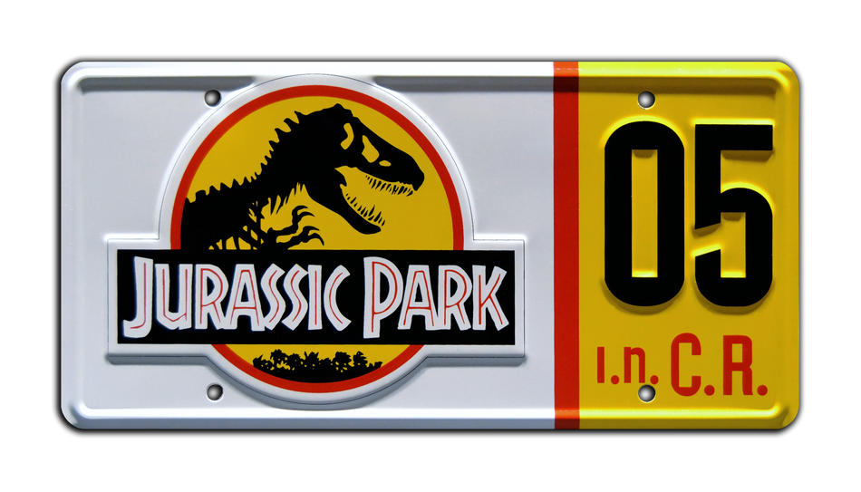 Jurassic Park #05 Replica License Plate - Ford Explorer Tour Vehicle Collectible