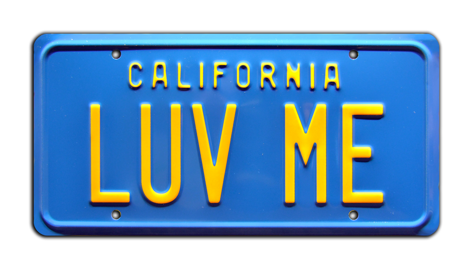 Vacation LUV ME License Plate