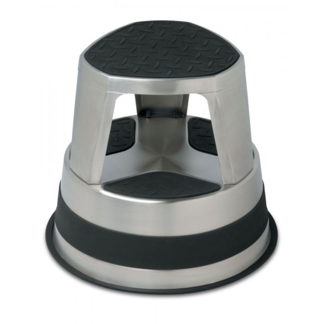 Steel Stool Rooling Stainless Steel Rolling Step Stool – Canadian Classic Auto Supply