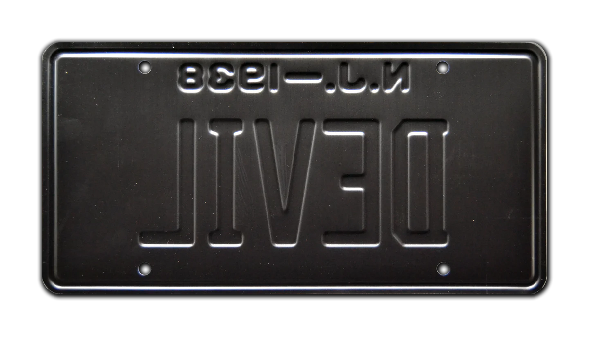Devil Plate Devil License Plate – Canadian Classic Auto Supply