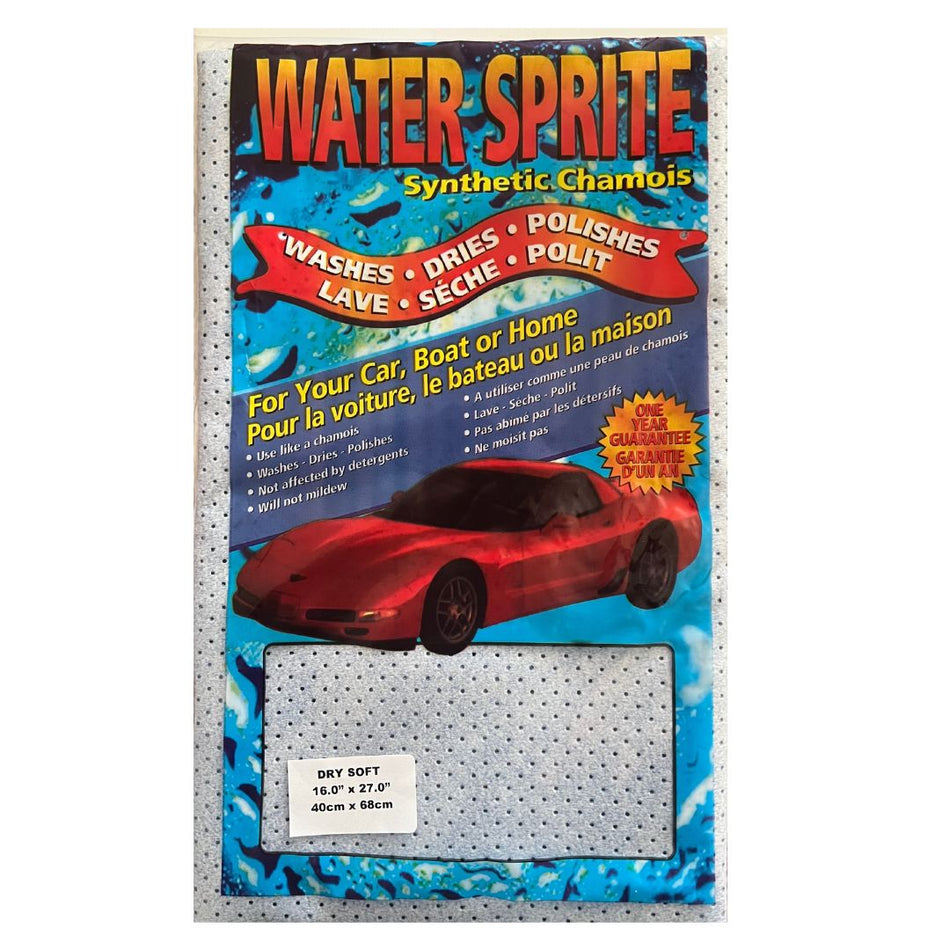 Blue Watersprite Synthetic Chamois - 43cm x 51cm (17.75” x 20”)